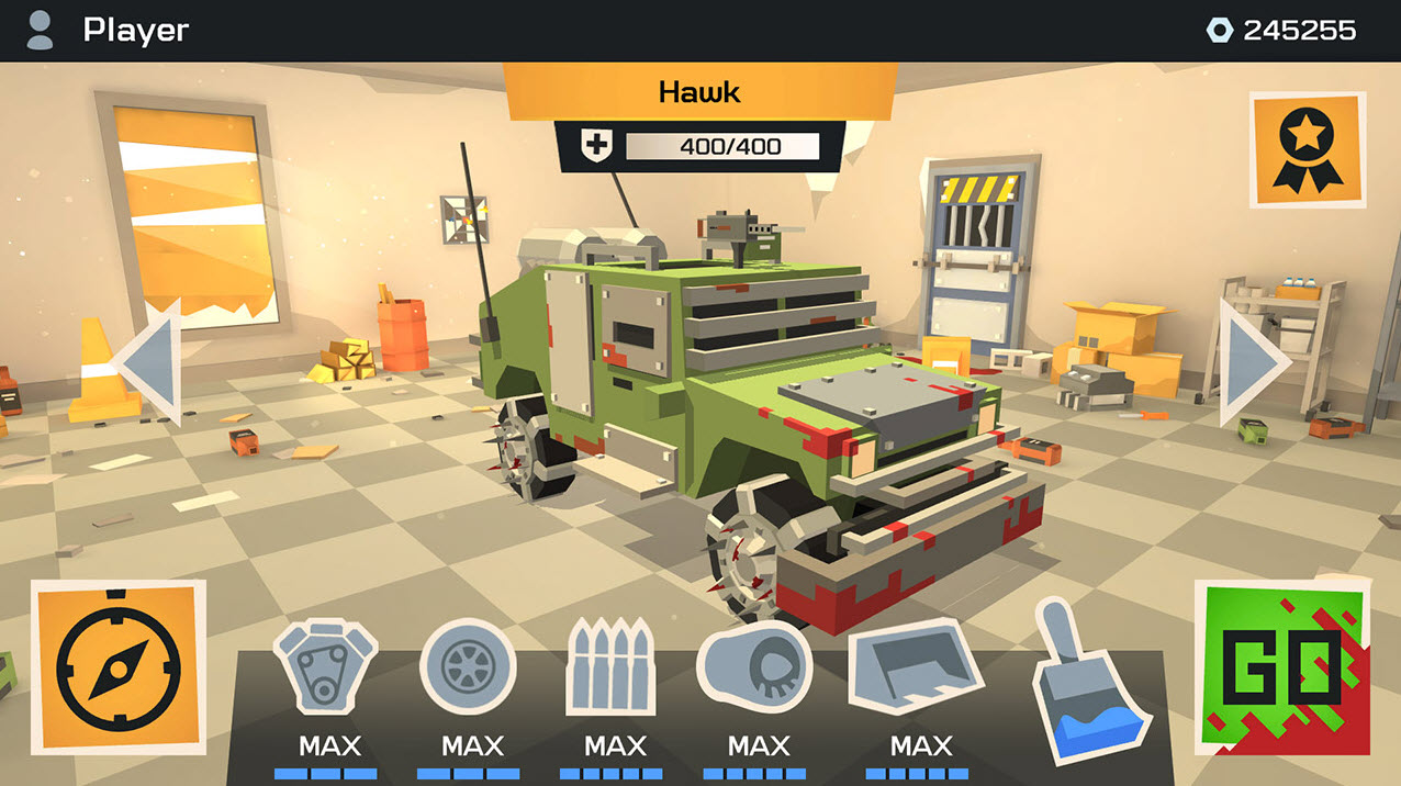 Zombie Derby: Blocky Roads Screenshot